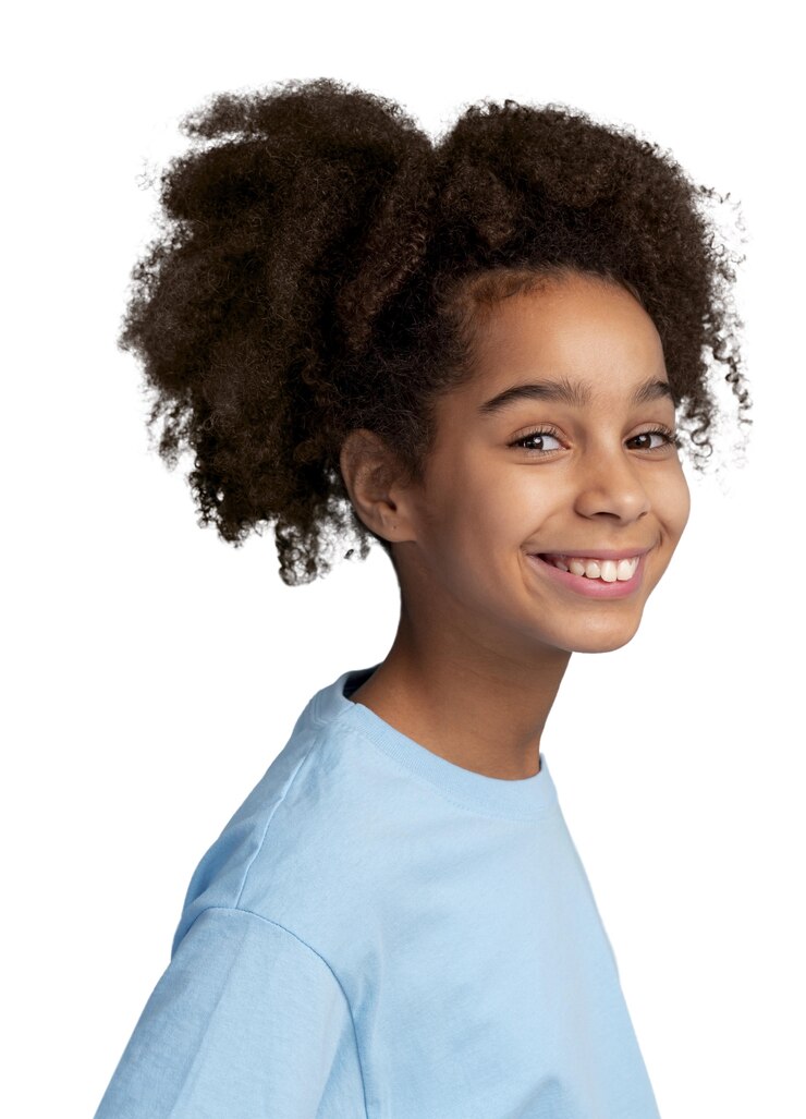 PSD gratuit portrait d'une adolescente