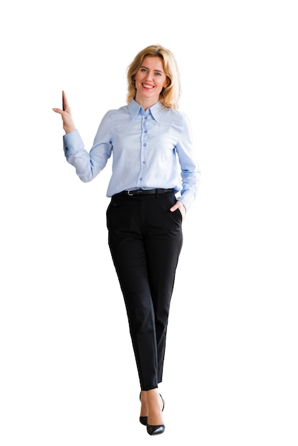 Portrait, femme affaires