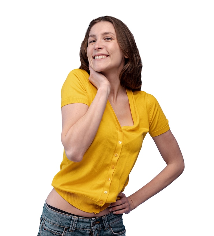 PSD gratuit portrait d'une femme d'âge moyen