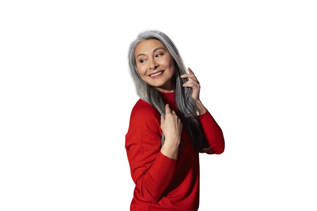 Portrait d'une femme âgée
