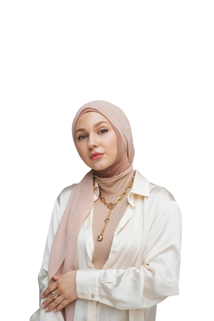 PSD gratuit portrait de femme portant le hijab