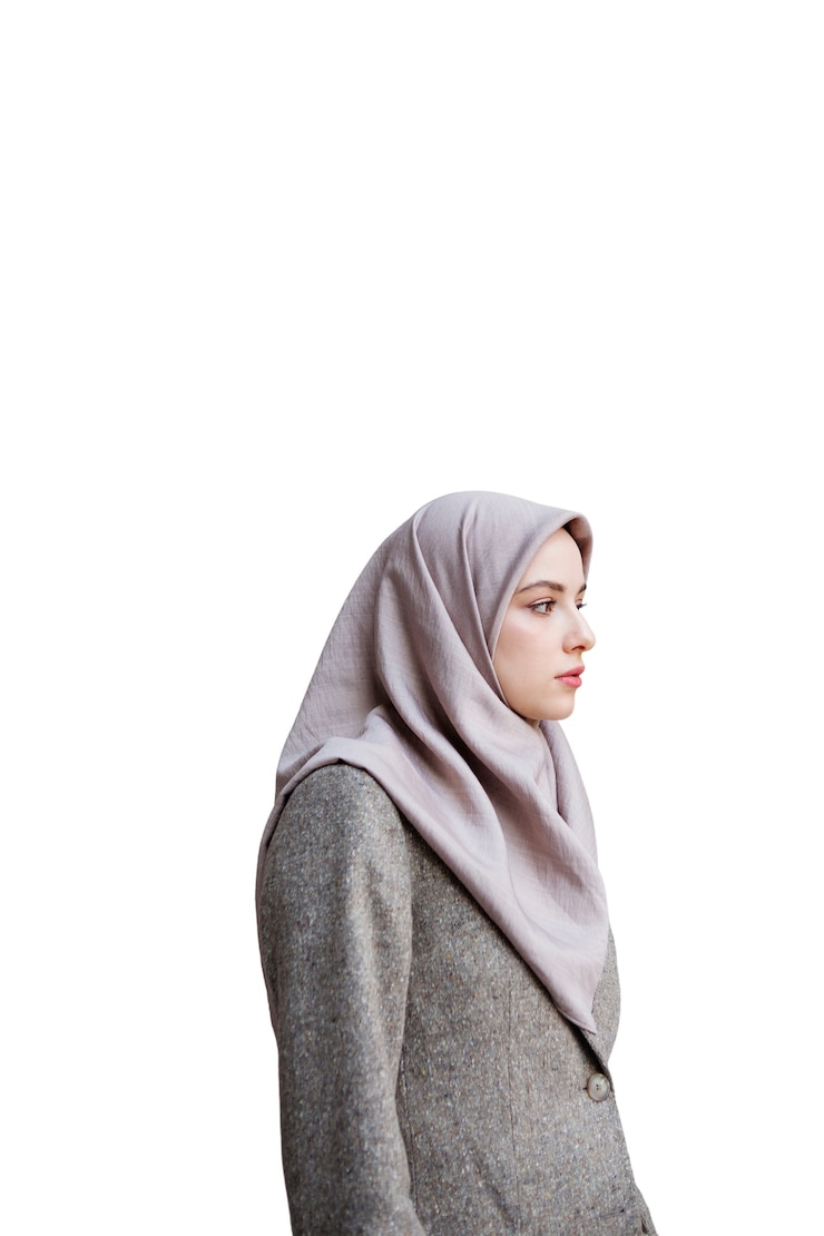 PSD gratuit portrait de femme portant le hijab