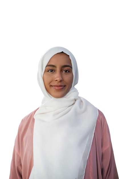 PSD gratuit portrait de femme portant le hijab