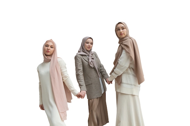 PSD gratuit portrait de femmes portant le hijab