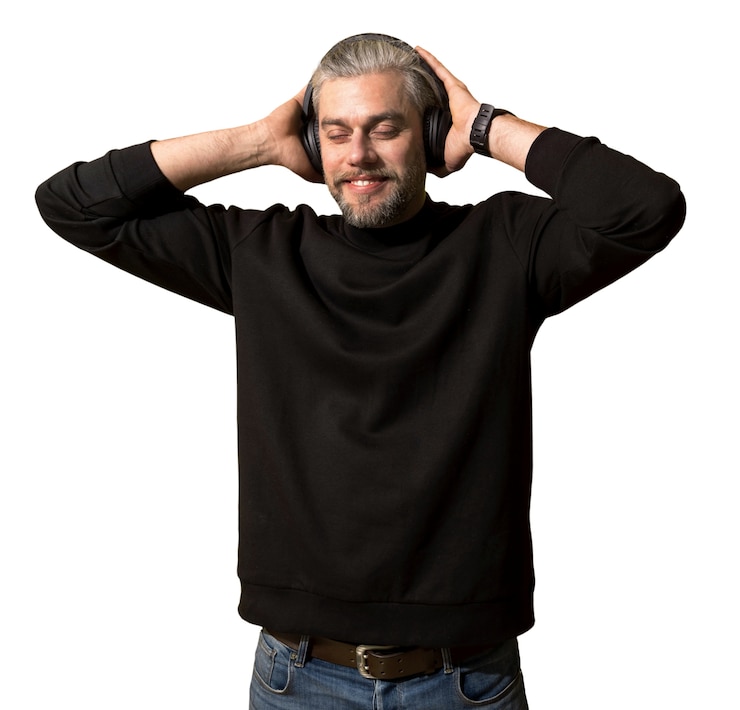 PSD gratuit portrait d'un homme d'âge moyen