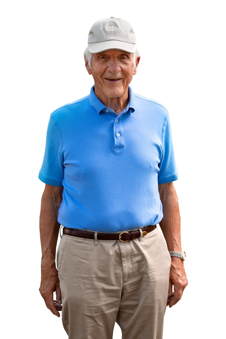 PSD gratuit portrait d'un homme âgé
