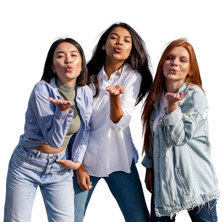 PSD gratuit portrait de jeune fille avec masque facial
