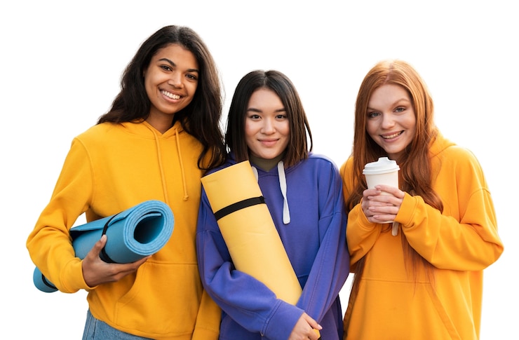 PSD gratuit portrait de jeunes adolescentes