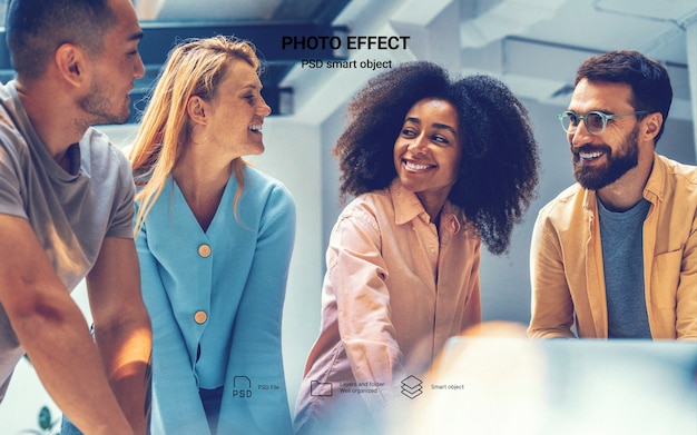 Portrait de personne avec effet cinématographique