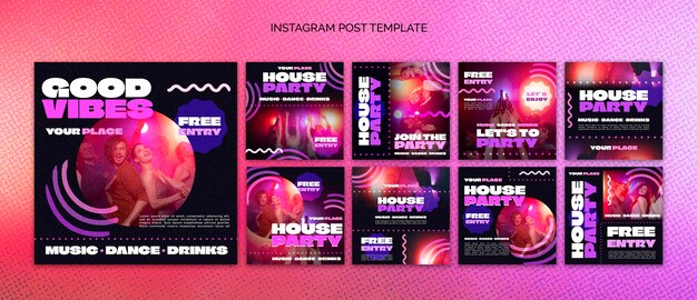 Les posts sur Instagram de la fête de la maison