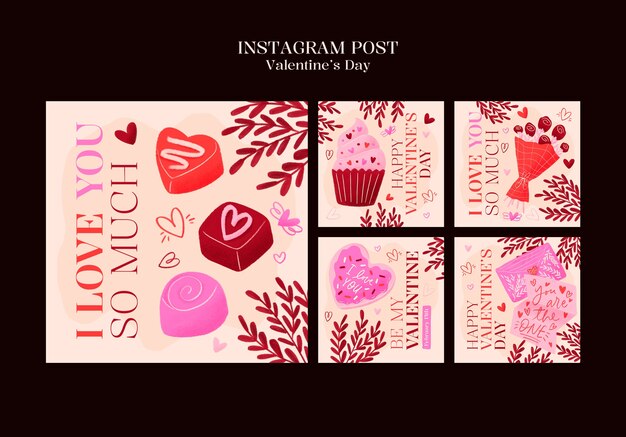 Les posts sur Instagram de la fête de la Saint-Valentin