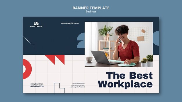 Projet de modèle de bannière d'entreprise