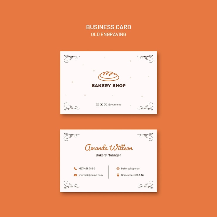 PSD gratuit projet de modèle de boulangerie