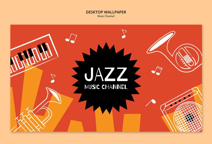 PSD gratuit projet de modèle de chaîne de musique