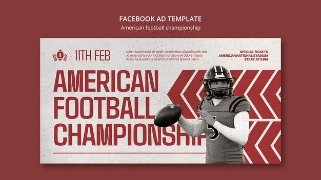 Projet de modèle de championnat de football américain