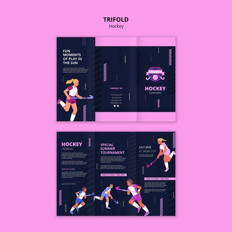 PSD gratuit projet de modèle de hockey