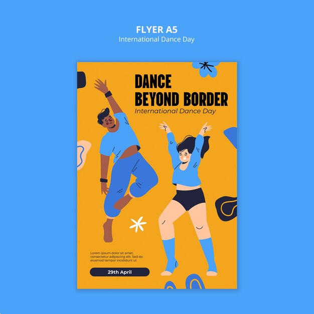 Projet de modèle de la journée internationale de la danse