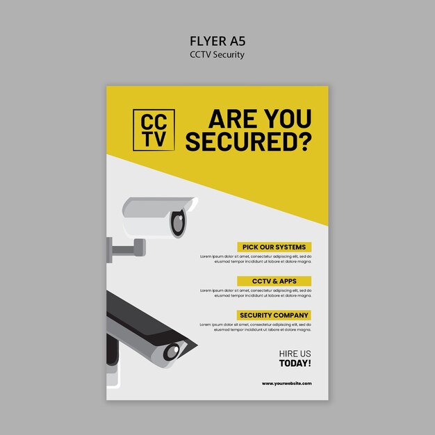 Projet de modèle de sécurité CCTV