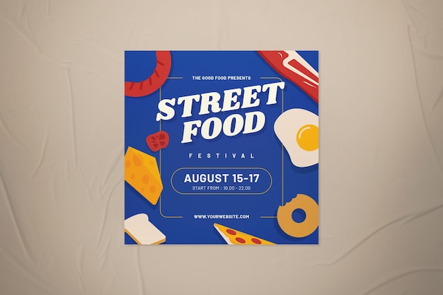 Publication instagram du festival de la cuisine de rue
