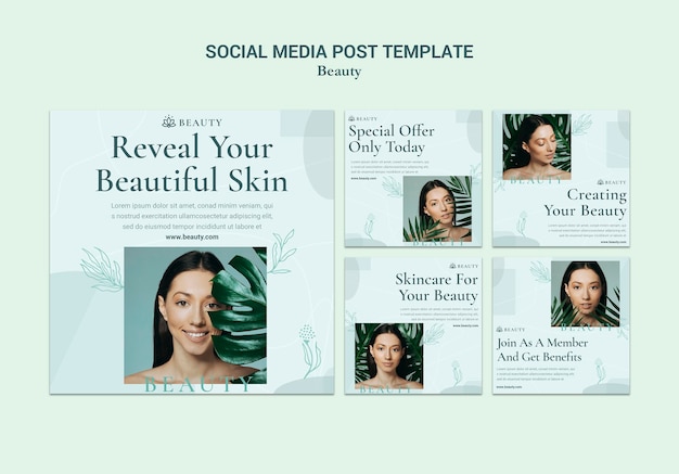 Publication Sur Les Réseaux Sociaux De Beauté