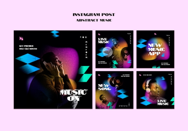 Publications Instagram du festival de musique