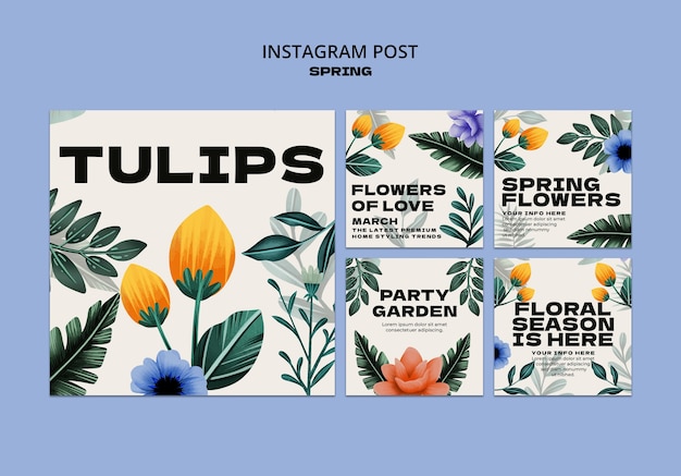 Publications Instagram du printemps