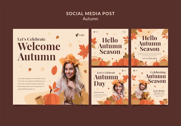 Publications Instagram de la saison d'automne