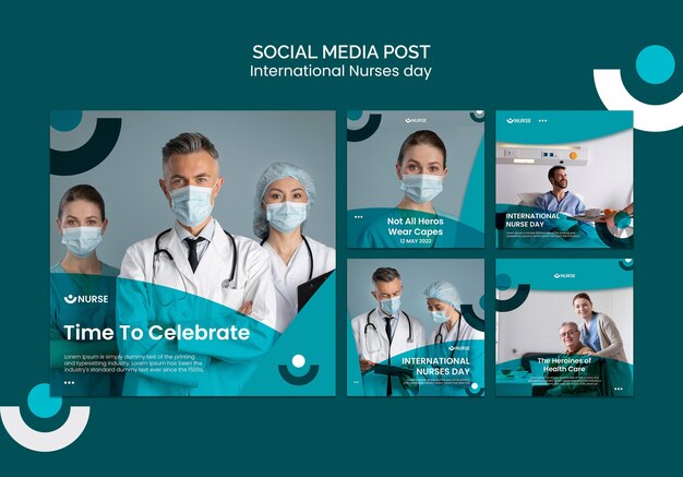 Publications sur les réseaux sociaux de la Journée internationale des infirmières