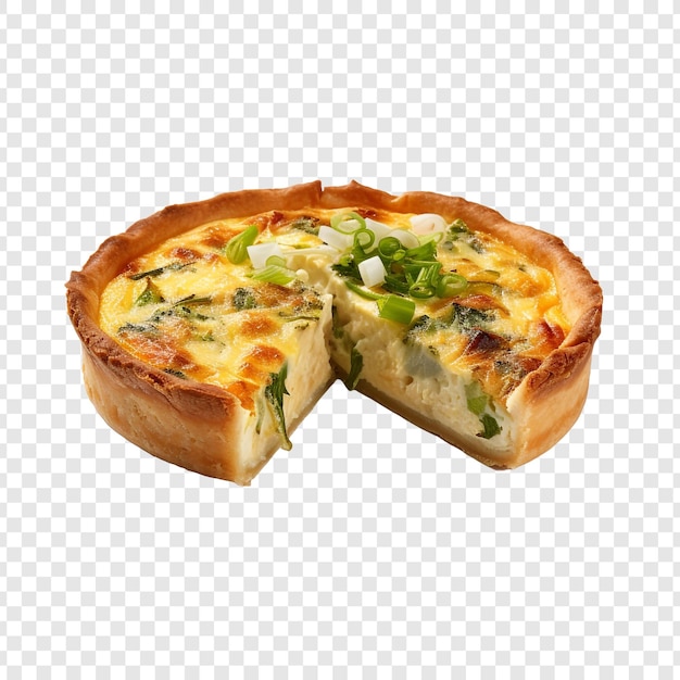 PSD gratuit quiche isolée sur fond transparent