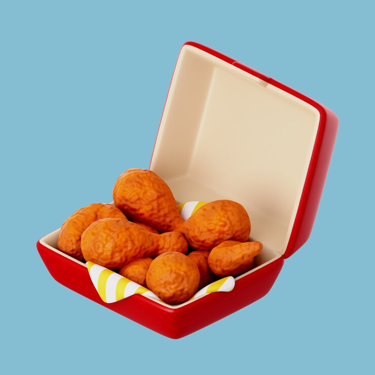 PSD gratuit rendering 3d de l'icône de la nourriture