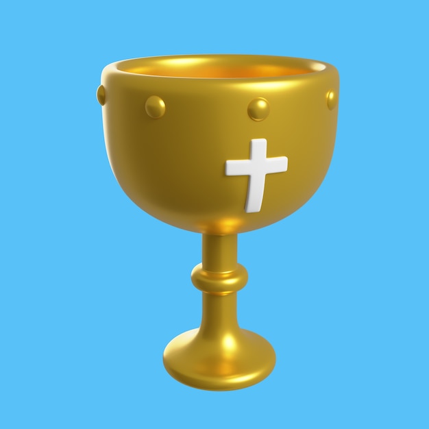 PSD gratuit rendering 3d de l'icône de la religion