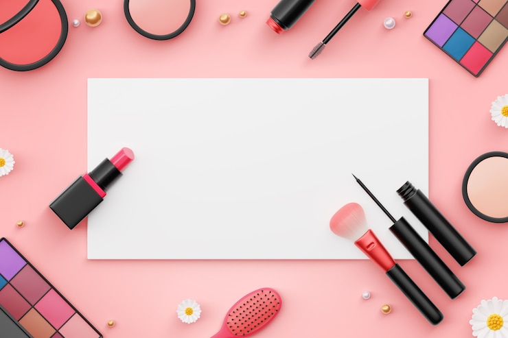 PSD gratuit rendu 3d de la bannière de beauté