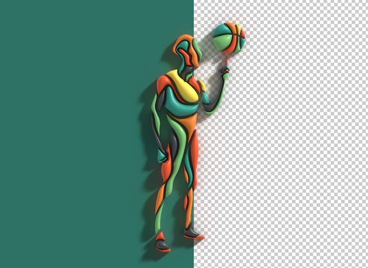 PSD gratuit rendu 3d homme main doigt tenant football illustration 3d conception