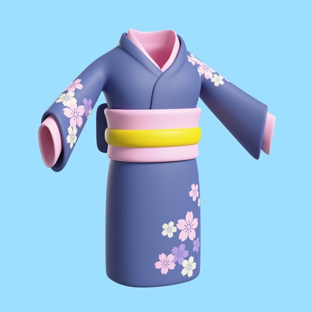Rendu 3D de l'icône du Japon