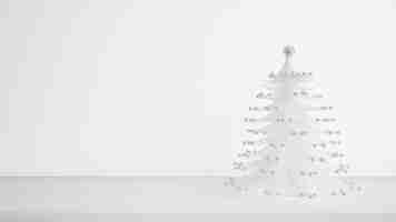 PSD gratuit sapin de noël blanc