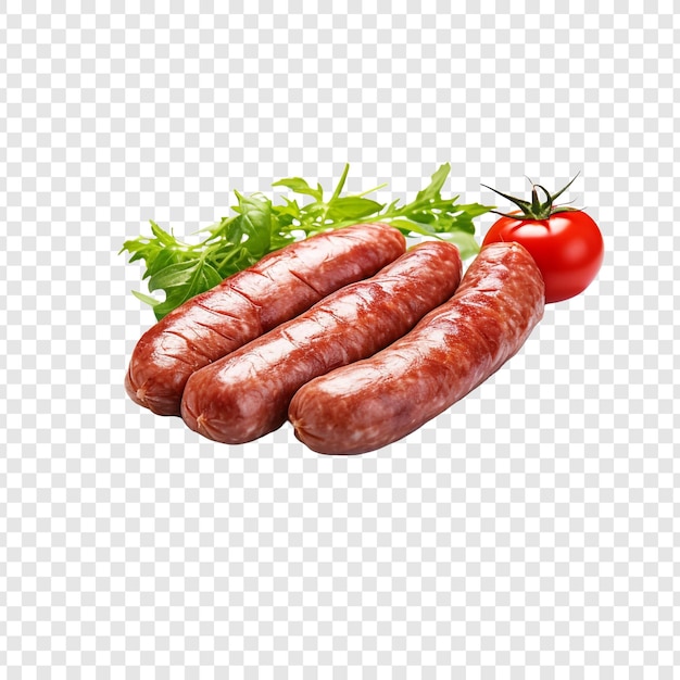 PSD gratuit saucisse italienne isolée sur fond transparent