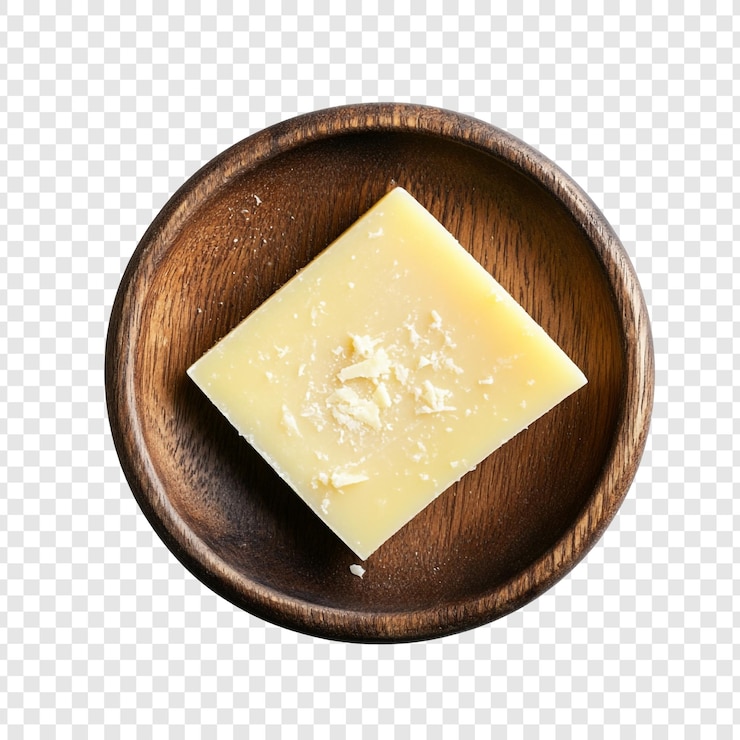 PSD gratuit le savon artisanal dans une assiette en bois