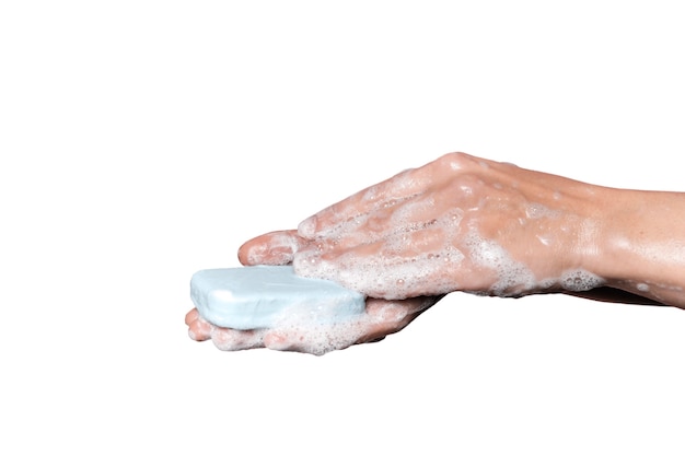 Se laver les mains isolé