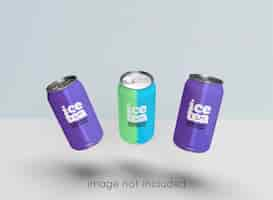 PSD gratuit soda can mockup psd collection