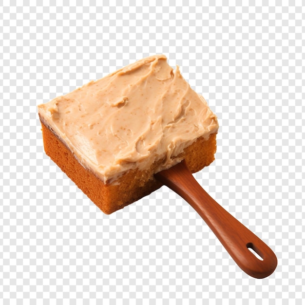 PSD gratuit spatule de gâteau isolée sur fond transparent