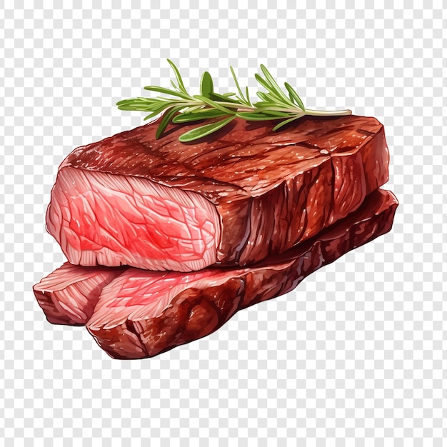 PSD gratuit steak isolé sur fond transparent