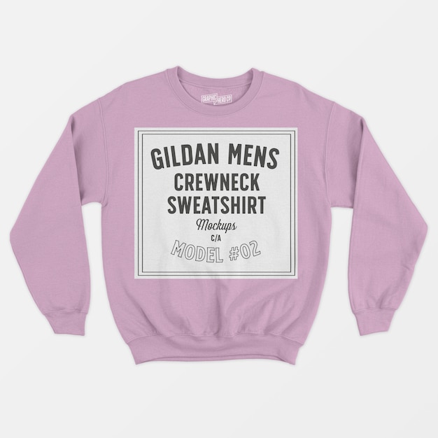 PSD gratuit sweat ras du cou pour homme