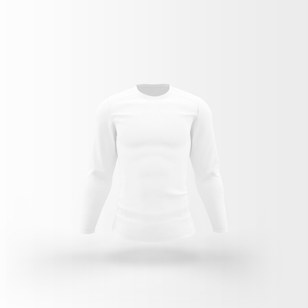 t-shirt blanc flottant sur blanc