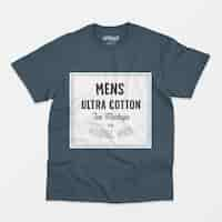 PSD gratuit t-shirt en coton ultra ultra pour hommes 03