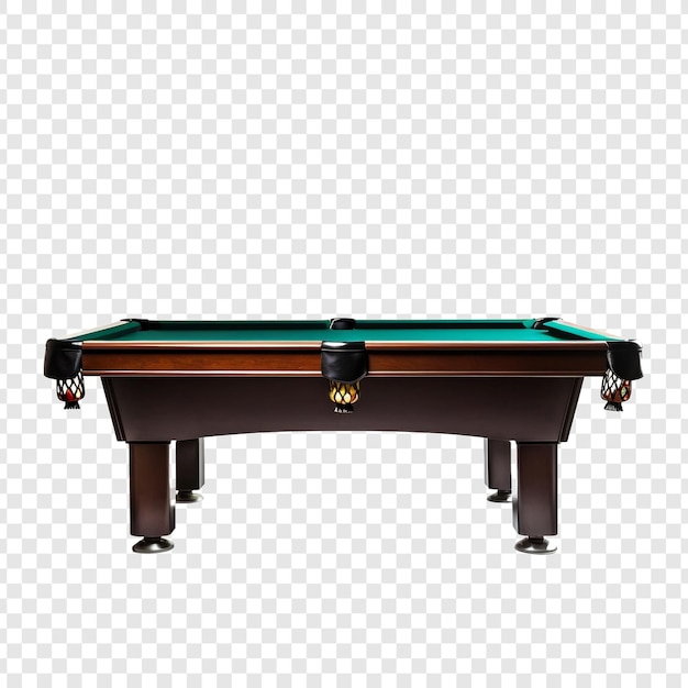 PSD gratuit table de billard isolée sur un fond transparent