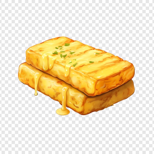 PSD gratuit tamagoyaki isolé sur fond transparent