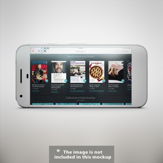 PSD gratuit téléphone portable maquette conception
