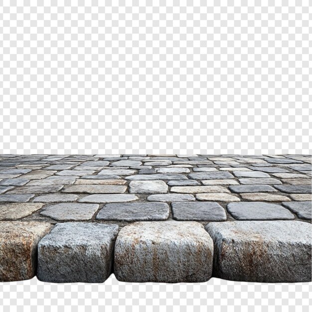 Texture du pavement de pavés Une image détaillée de pierres grises et brunes