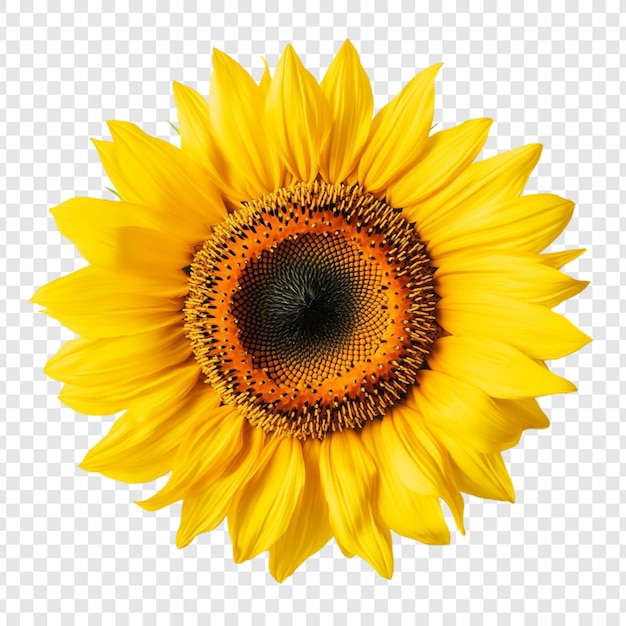 Le tournesol vibrant en gros plan Une floraison d'été