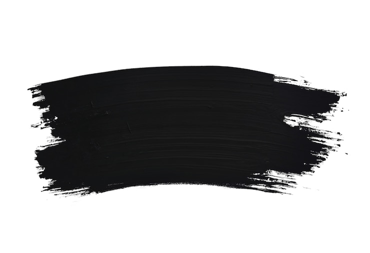 PSD gratuit le trait de pinceau noir